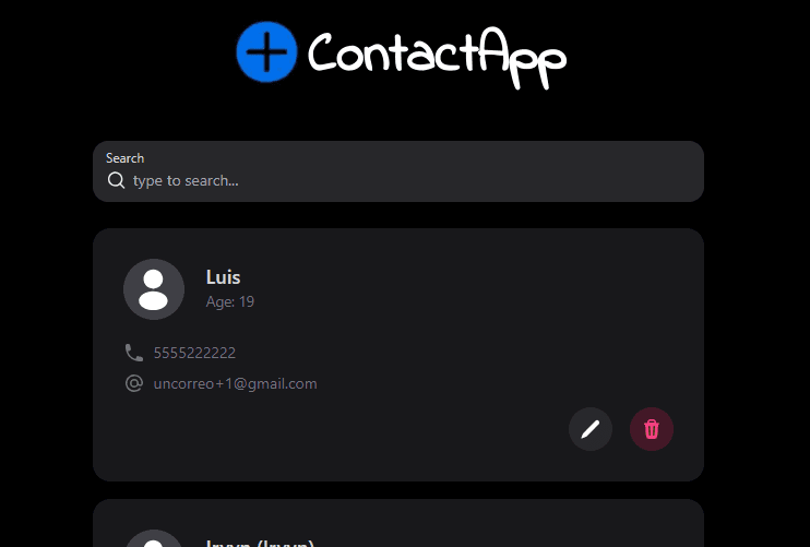 ContactApp